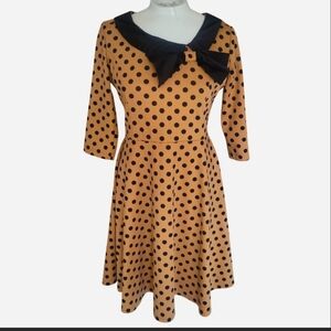 Retro Polka Dot Dress